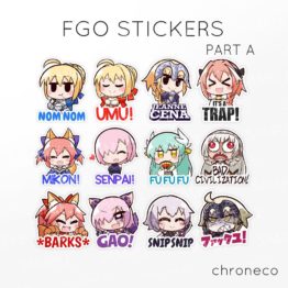 FGO Stickers Part A