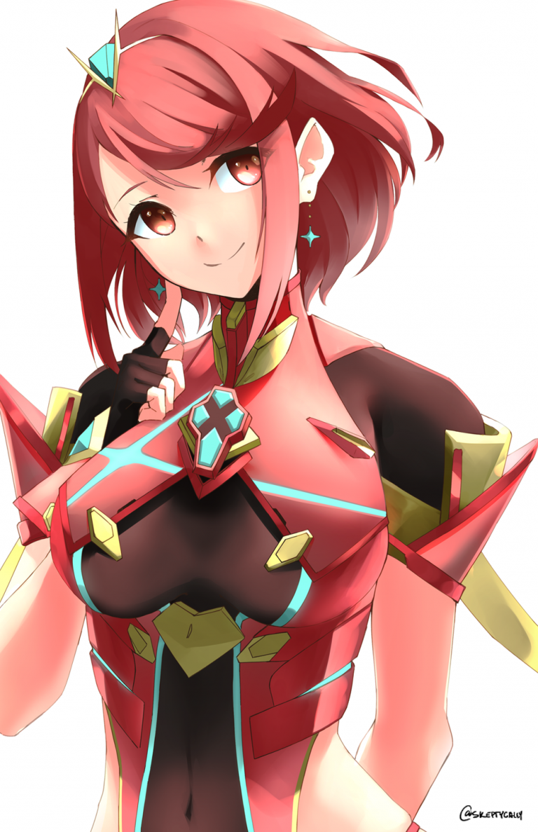 pyra mythra statue