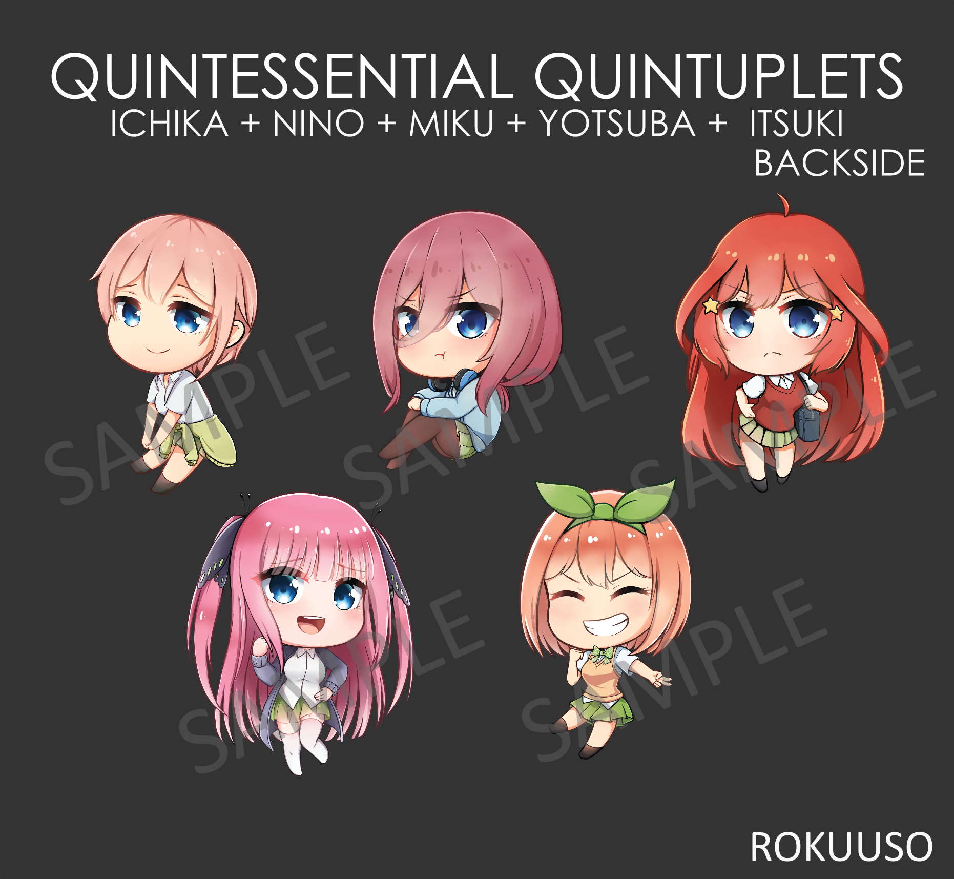 Quintuplets Charms - Rokuuso - Mosobox