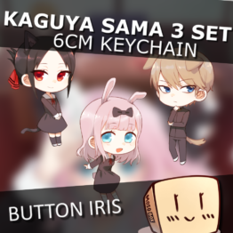 Kaguya Sama Keychain 3 Set - ButtonIris