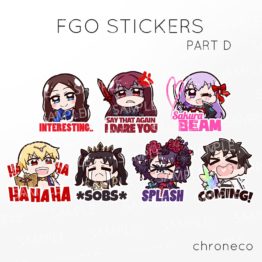 FGO Stickers Part D