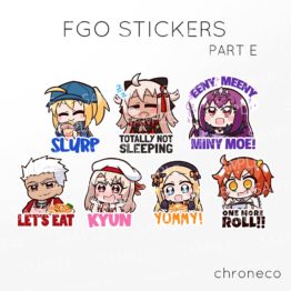 FGO Stickers Part E