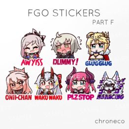 FGO Stickers Part F