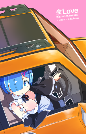 Rem Riding Subaru - Phib