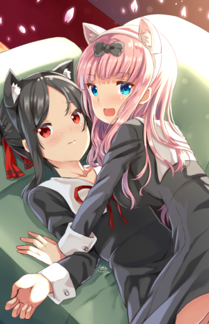 Kaguya and Chika - Xeph's Artworks