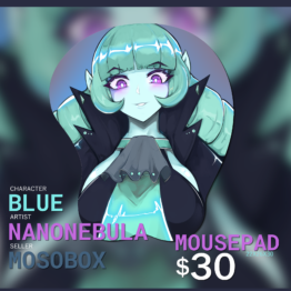 Blue Mousepad - nanonebula