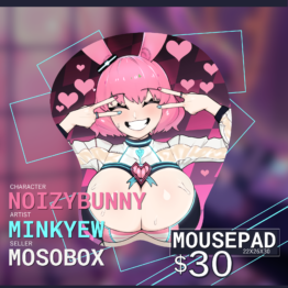 Noizy Bun Mousepad - Minkyew