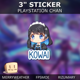 Playstation Chan "Kowai" - Rizumary