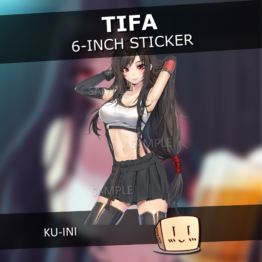 KUI-S-03 Tifa Sticker - ku-ini