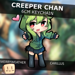 Creeper Keychain - Carillus