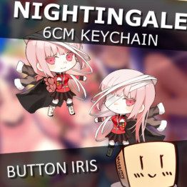 Nightingale Keychain - ButtonIris