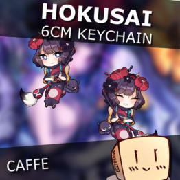 Hokusai Keychain - Caffe
