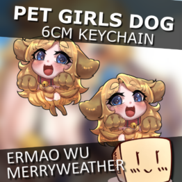 Dog Keychain - Pet Girls
