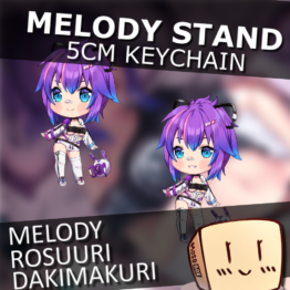 Melody Stand Keychain - Rosuuri