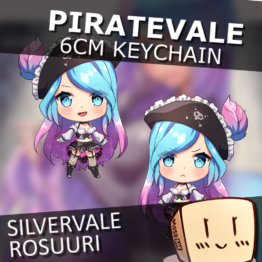 Silvervale Pirate Keychain - Rosuuri