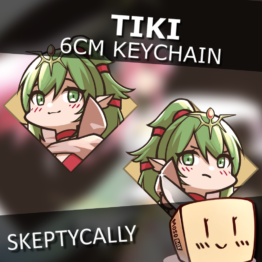 SK-KC-02 Tiki Keychain - Skeptycally