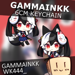 GAM-KC-01 GammaInkk Chibi Keychain - WK4444_