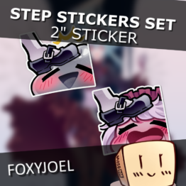JOE-S-02-03 Step Stickers Set - FoxyJoel