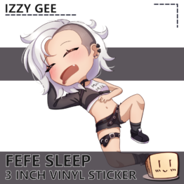 FEF-S-02 Fefe Sleep Sticker - Izzy Gee