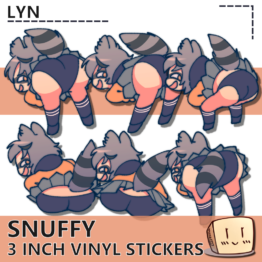 Snuffy Twerk Stickers 6 Set - LYN (Pre-order)