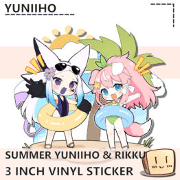 Summer Rikku and Yuniho Sticker - Yuniiho