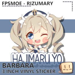 FPS-S-RIZ-GNS-01 Barbara Sticker - Rizumary