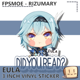 FPS-S-RIZ-GNS-03 Eula Sticker - Rizumary