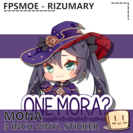 FPS-S-RIZ-GNS-10 Mona Sticker - Rizumary