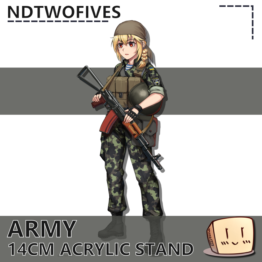 ND-AS-03 Army Acrylic Stand - NDTwoFives