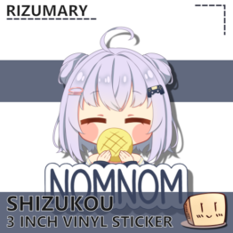 Shizukou NomNom Sticker - FPSMoe - Rizumary