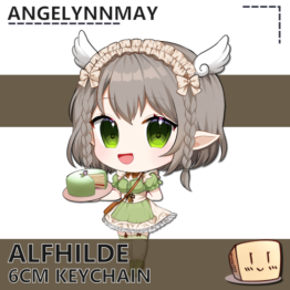 ALF-KC-04 Alfhilde Maid Keychain - AngelynnMay