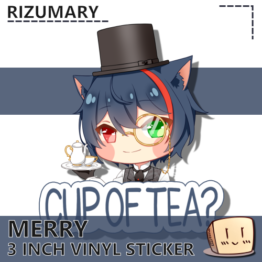 Merry Cup of Tea Sticker - Rizumary