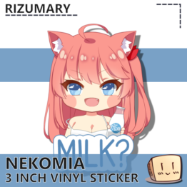 KAP-FPS-S-02 Nekomia Milk Sticker - FPSMoe - Rizumary
