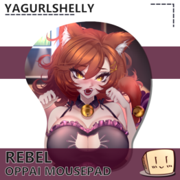 Rebel Catgirl Mousepad - YaGurlShelly (Limited Pre-Order)