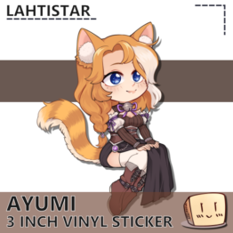 Ayumi Sit Sticker - lahtiStar (Pre-order)