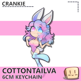 CTN-KC-01 CottontailVA Keychain - Crankie