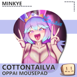 CTN-OPMP-01b CottontailVA Mousepad - Minkye