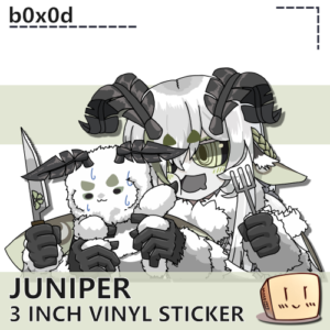 Juniper Eats Sticker - b0x0d