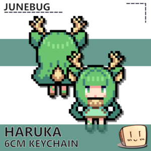 Pixel Haruka Keychain - JuneBug