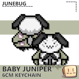 JNE-KC-03 Pixel Baby Juniper - JuneBug
