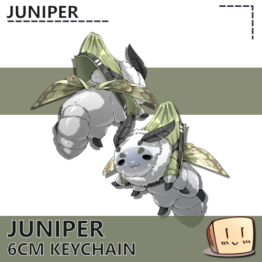 JUN-KC-04 Baby Juniper Specimen Keychain - Juniper