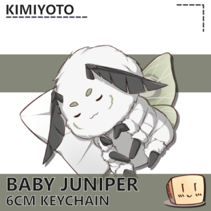 Sleepy Baby Juniper Keychain - Kimiyoto