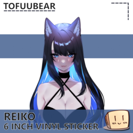 TOF-S-48 Reiko Stare Sticker - TofuuBear