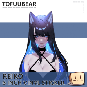 Reiko Stare Sticker - TofuuBear