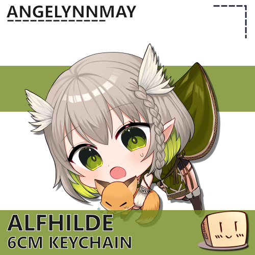 ALF-KC-07 Alfhilde Pinch Keychain 2.0 - AngelynnMay