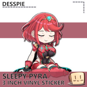 Pyra Sleepy Sticker - Desspie