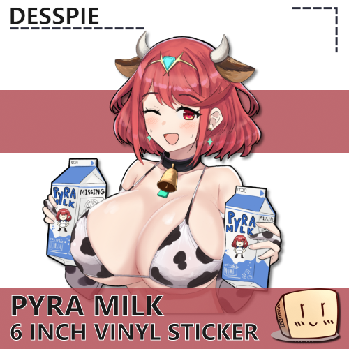 DES-S-07 Pyra Milk Sticker - Desspie - Store Image