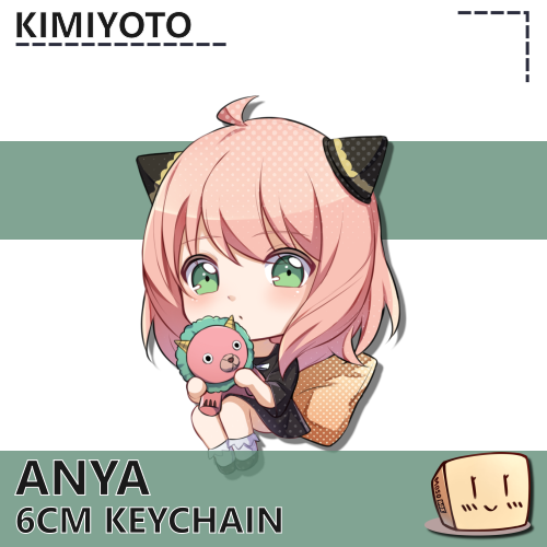 KY-KC-12 Anya Keychain - Kimiyoto