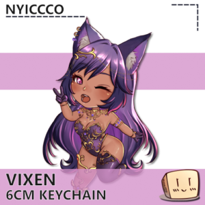 Vixen Peace Keychain - Nyiccco