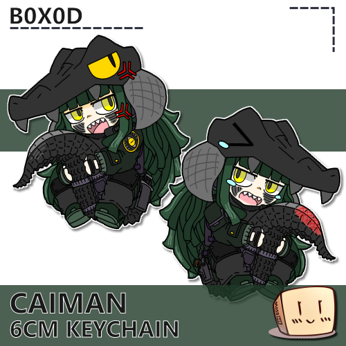 BOX-KC-01 Caiman Keychain - b0x0d - Store Image